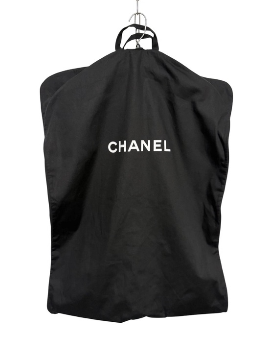 CHANEL Other - CHANEL Black Men’s Garment Travel Bag with White Logo